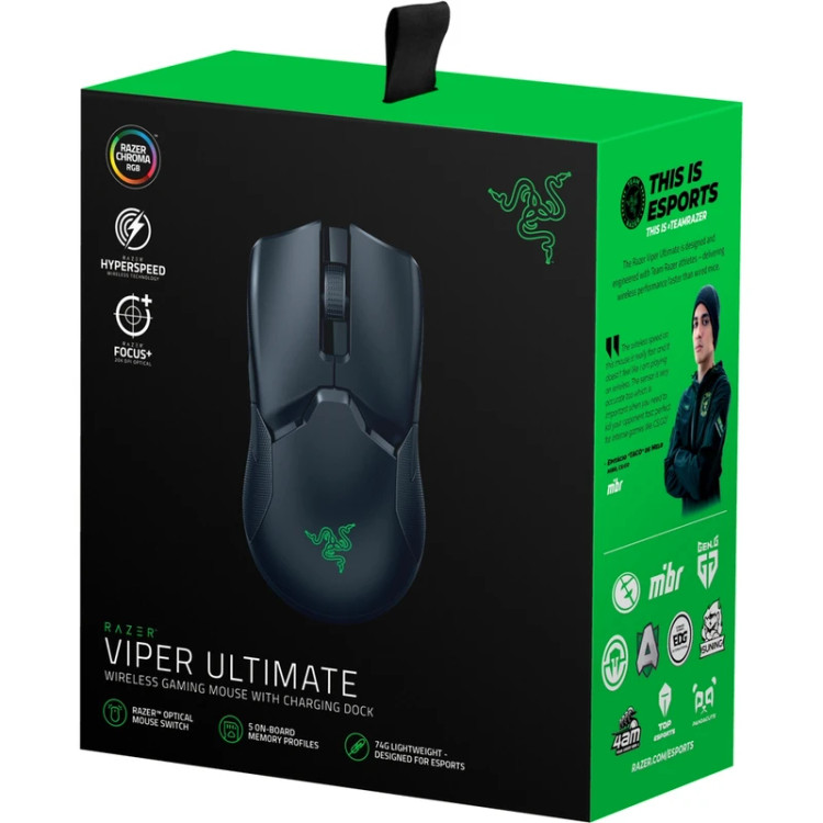 ماوس ریزر گیمینگ Viper Ultimate همراه با داک شارژ