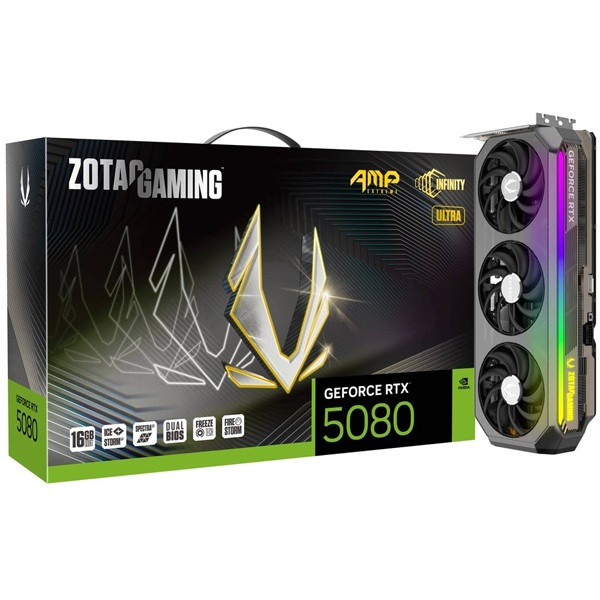 کارت گرافیک زوتک مدل RTX 5080 AMP Extreme INFINITY ULTRA 16GB