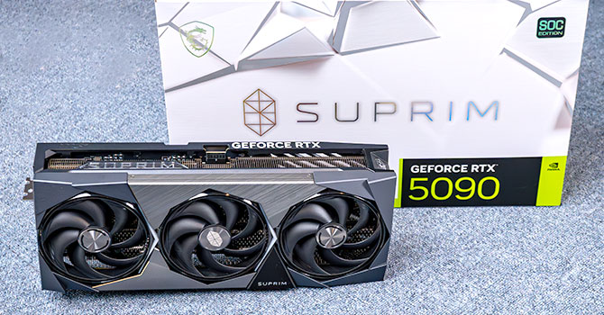 کارت گرافیک ام اس آی GeForce RTX 5090 32G Suprim SOC
