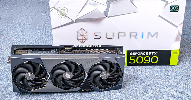 کارت گرافیک ام اس آی GeForce RTX 5090 32G Suprim SOC