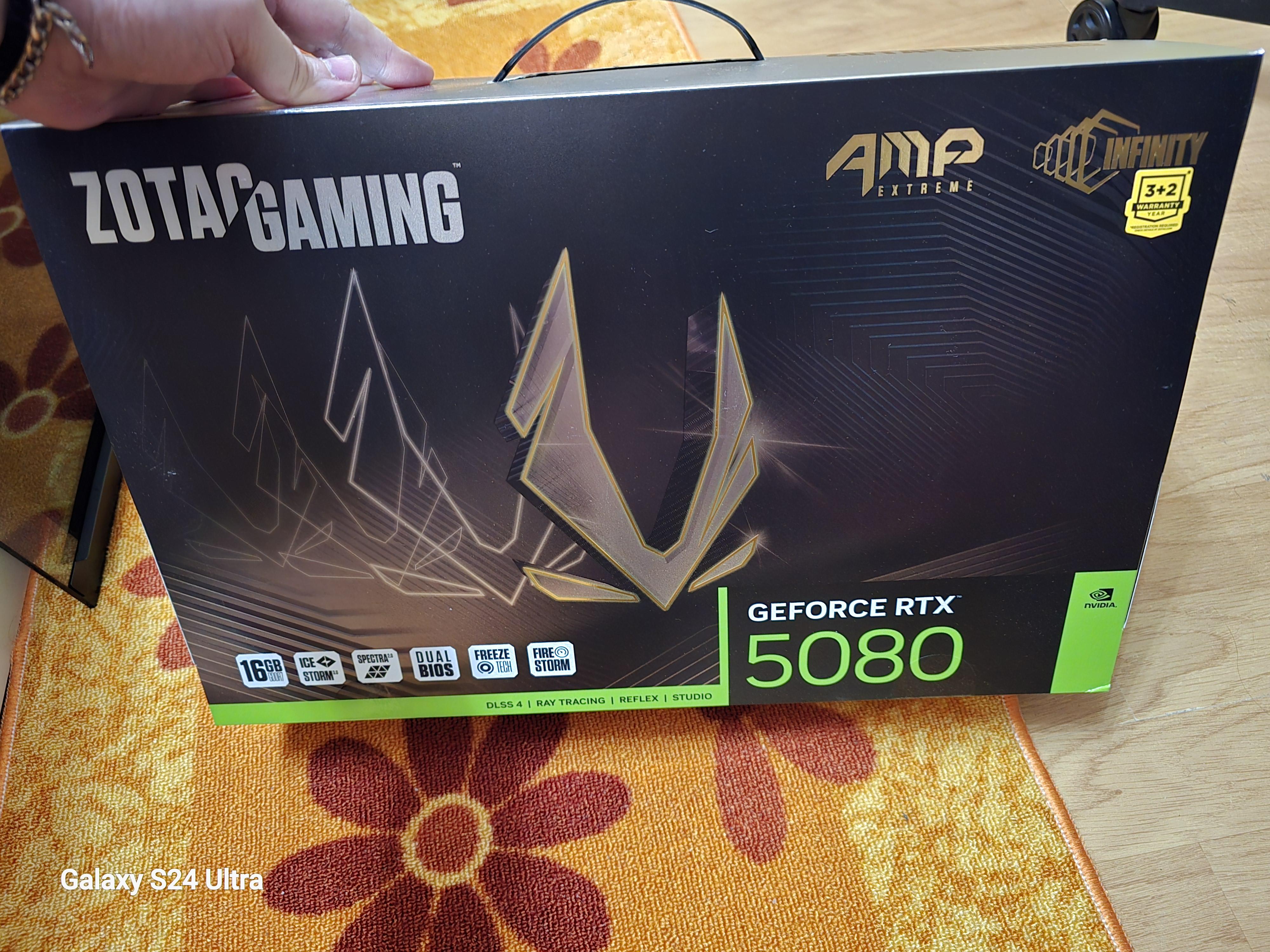 کارت گرافیک زوتک مدل GAMING GeForce RTX 5080 AMP Extreme INFINITY ULTRA 16GB GDDR7
