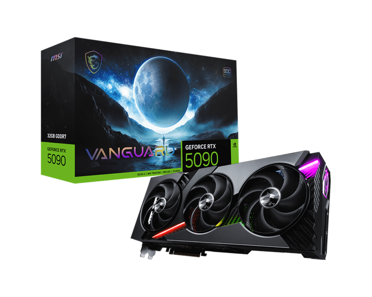 کارت گرافیک ام اس آی مدل RTX 5090 Vanguard SOC 32GB