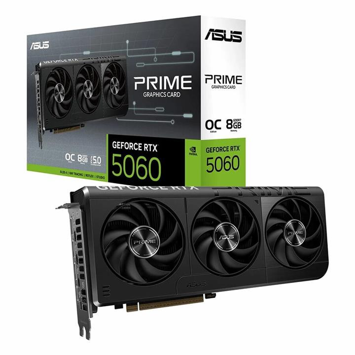 کارت گرافیک RTX 5060 Ti ASUS PRIME OC 8GB